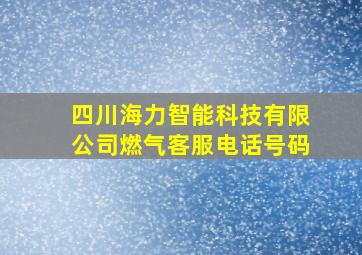 四川海力智能科技有限公司燃气客服电话号码