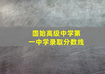 固始高级中学第一中学录取分数线