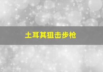 土耳其狙击步枪