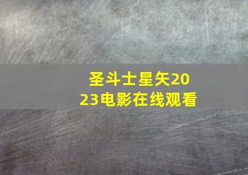 圣斗士星矢2023电影在线观看