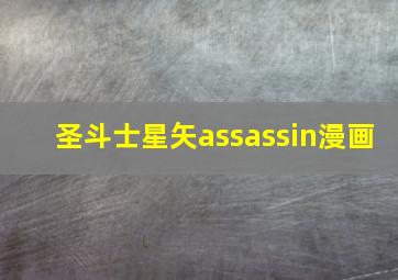 圣斗士星矢assassin漫画