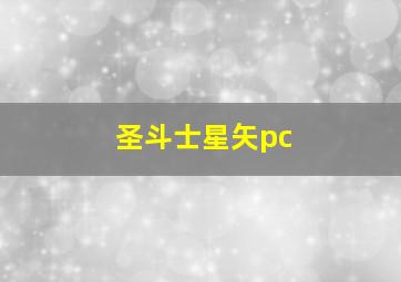 圣斗士星矢pc