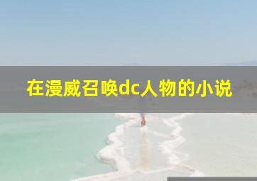 在漫威召唤dc人物的小说