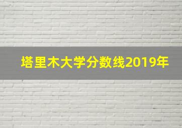 塔里木大学分数线2019年