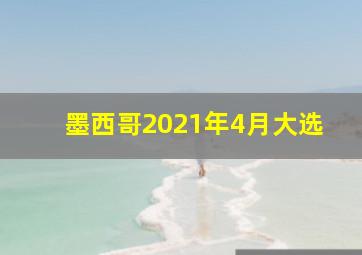 墨西哥2021年4月大选