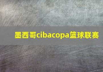 墨西哥cibacopa篮球联赛