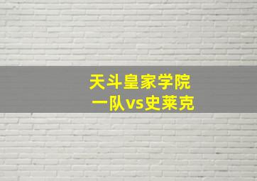 天斗皇家学院一队vs史莱克