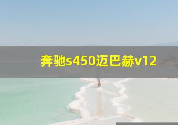 奔驰s450迈巴赫v12