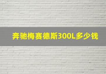 奔驰梅赛德斯300L多少钱