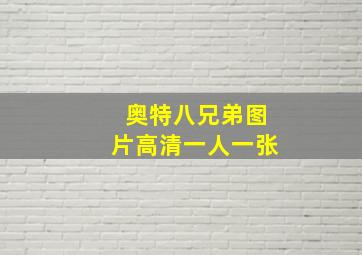 奥特八兄弟图片高清一人一张