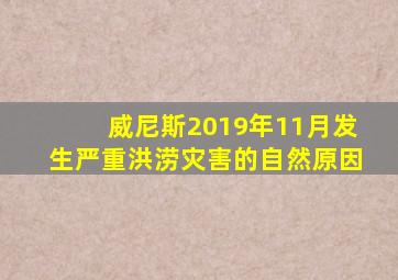 威尼斯2019年11月发生严重洪涝灾害的自然原因