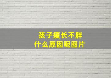 孩子瘦长不胖什么原因呢图片