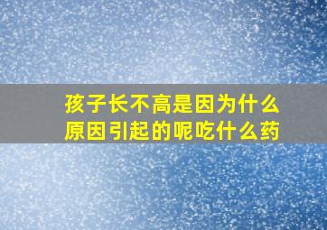 孩子长不高是因为什么原因引起的呢吃什么药