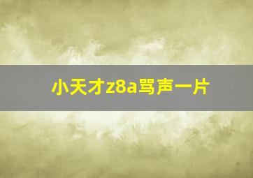 小天才z8a骂声一片