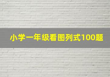 小学一年级看图列式100题