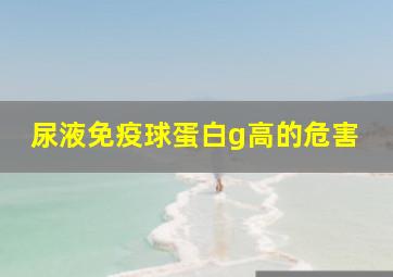 尿液免疫球蛋白g高的危害