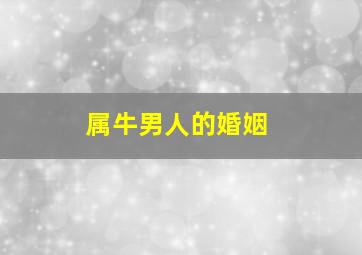 属牛男人的婚姻