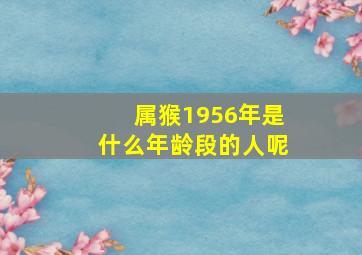 属猴1956年是什么年龄段的人呢