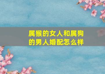 属猴的女人和属狗的男人婚配怎么样