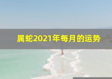 属蛇2021年每月的运势