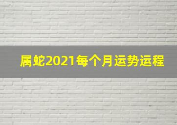 属蛇2021每个月运势运程