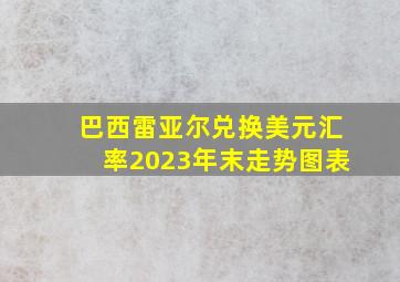 巴西雷亚尔兑换美元汇率2023年末走势图表