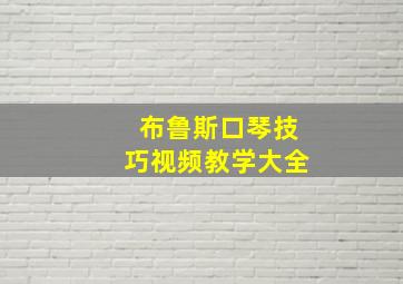 布鲁斯口琴技巧视频教学大全