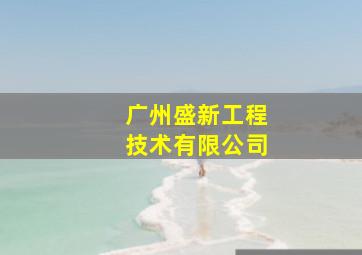 广州盛新工程技术有限公司