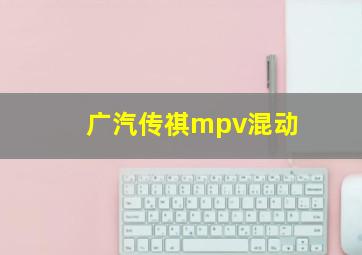 广汽传祺mpv混动