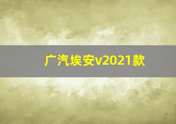 广汽埃安v2021款