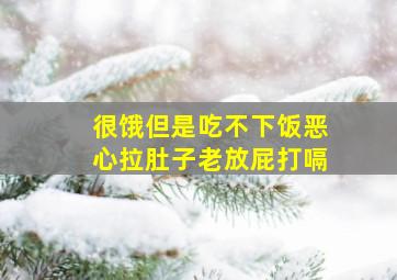 很饿但是吃不下饭恶心拉肚子老放屁打嗝