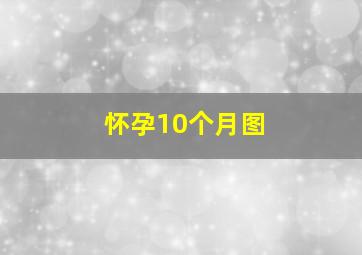 怀孕10个月图