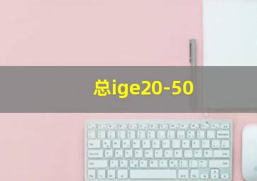 总ige20-50