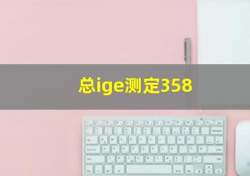 总ige测定358