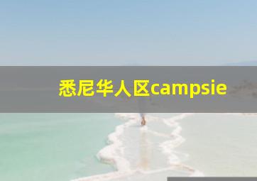 悉尼华人区campsie