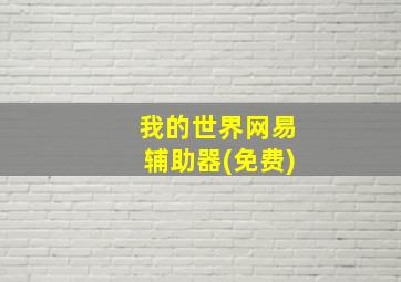 我的世界网易辅助器(免费)