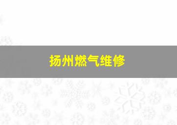 扬州燃气维修