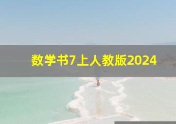 数学书7上人教版2024