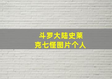 斗罗大陆史莱克七怪图片个人