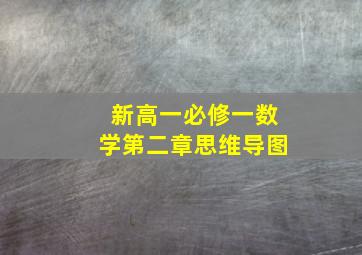 新高一必修一数学第二章思维导图