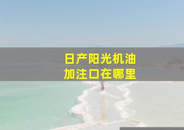 日产阳光机油加注口在哪里