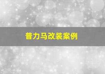 普力马改装案例