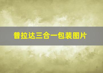 普拉达三合一包装图片