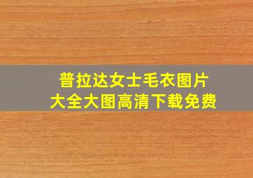 普拉达女士毛衣图片大全大图高清下载免费