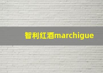 智利红酒marchigue