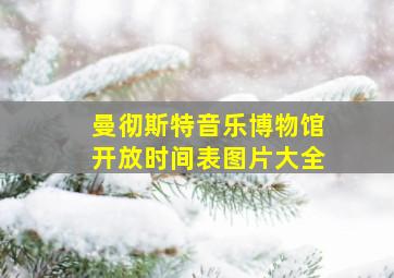 曼彻斯特音乐博物馆开放时间表图片大全