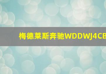 梅德莱斯奔驰WDDWJ4CB