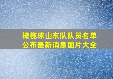 橄榄球山东队队员名单公布最新消息图片大全