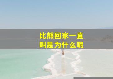 比熊回家一直叫是为什么呢