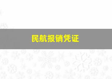 民航报销凭证